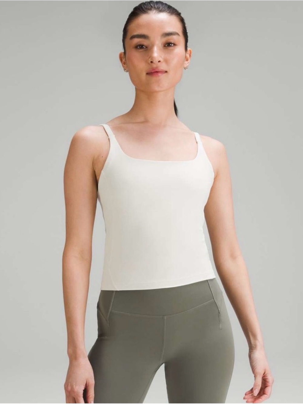 Lululemon Nulu tank with shelf bra